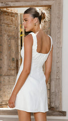 Adley Mini Dress - White