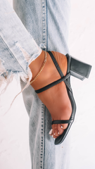 Balton Mule Heels - Black