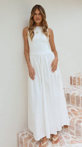 Alita Maxi Dress - White