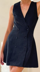 Becki Mini Dress - Black