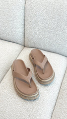 Arlette Slide - Light Cashew