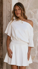 Aleski Mini Dress - White