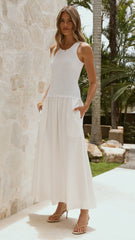 Arden Maxi Dress - White