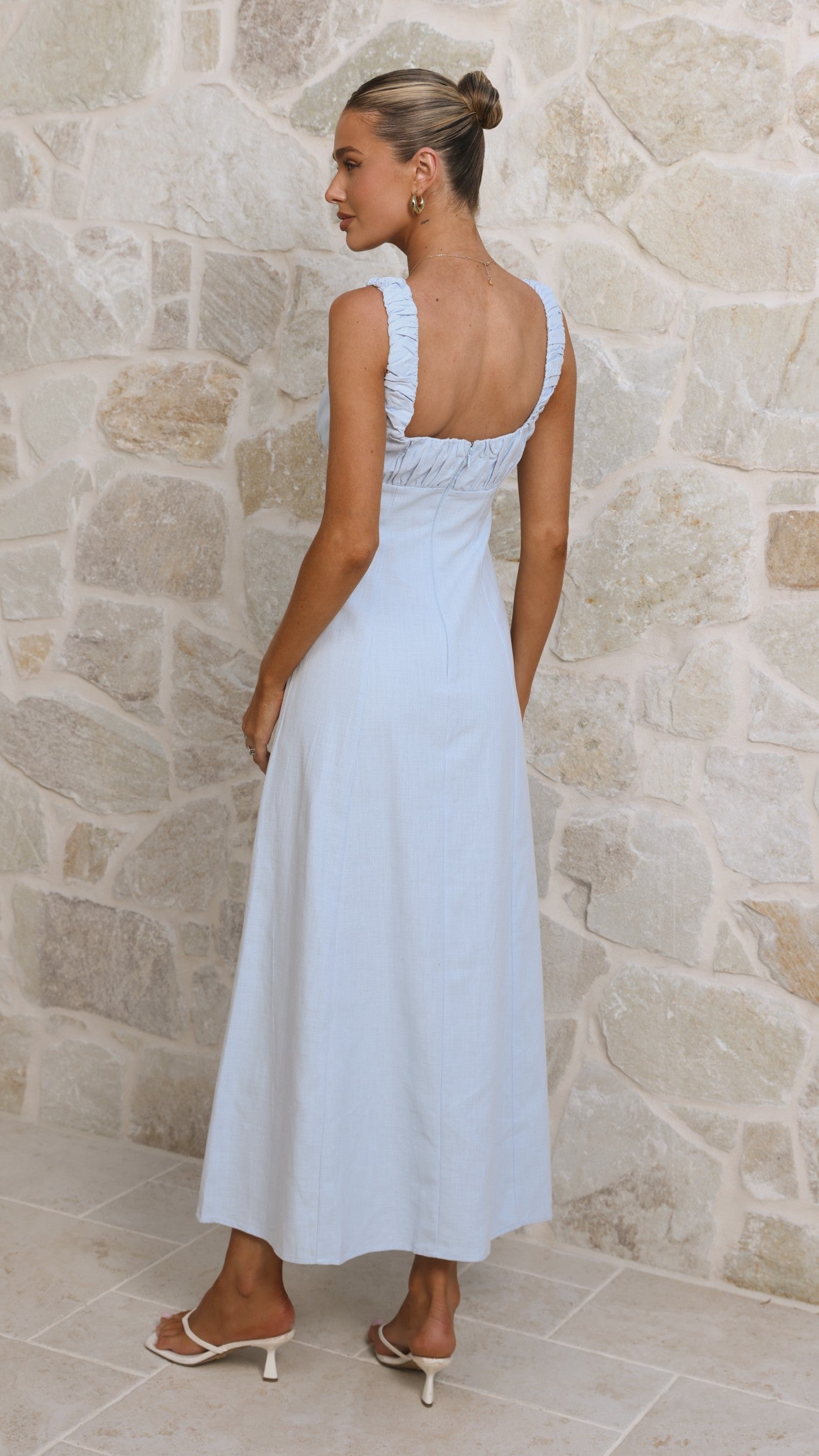 Adley Maxi Dress - Blue