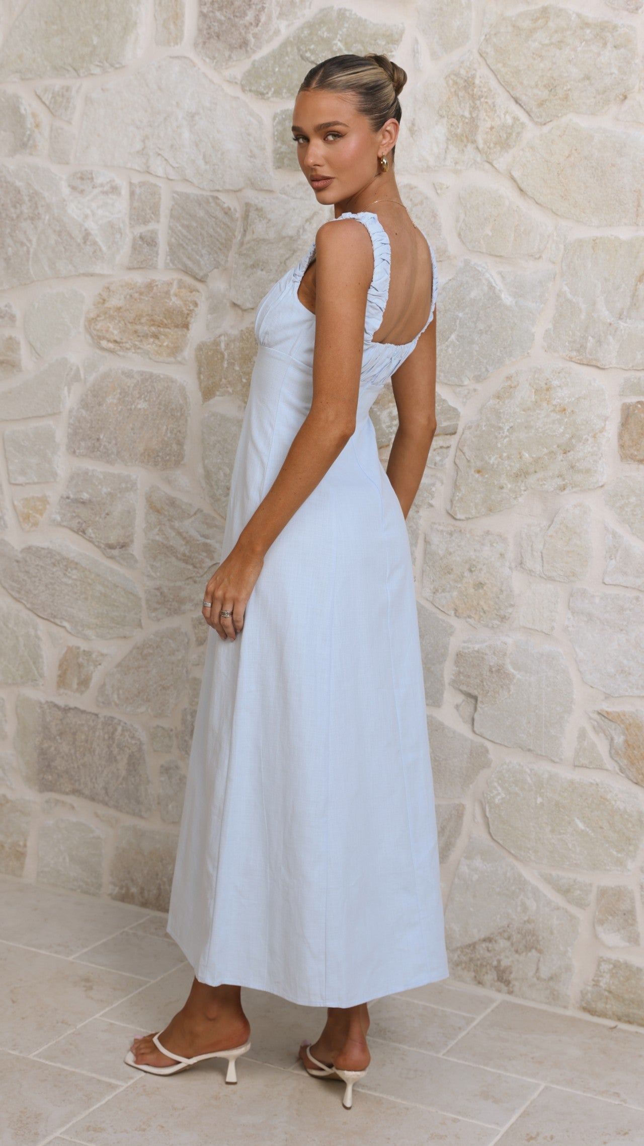 Adley Maxi Dress - Blue