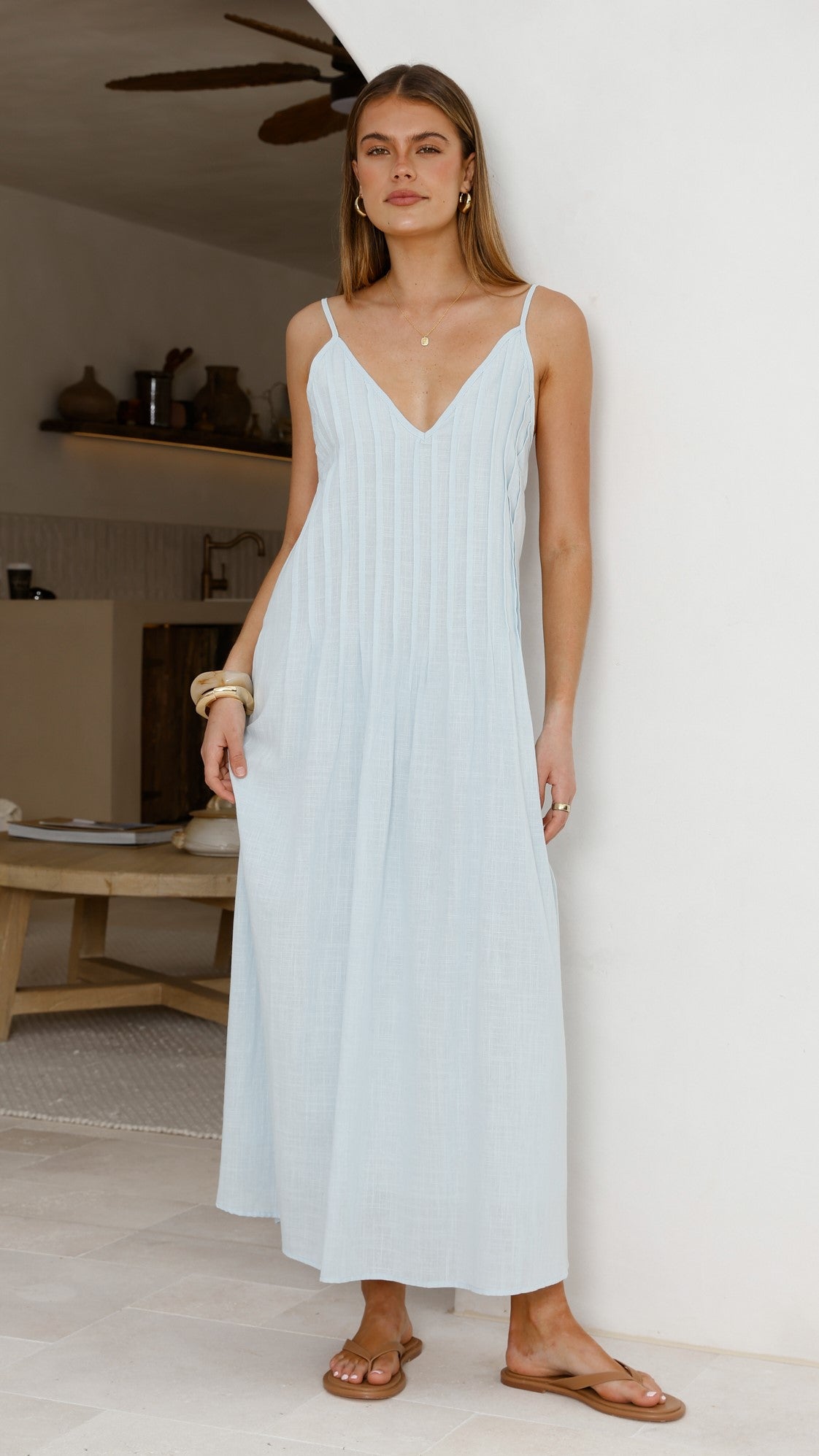 Aspen Maxi Dress - Baby Blue