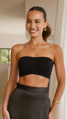 Bandeau Bra - Black