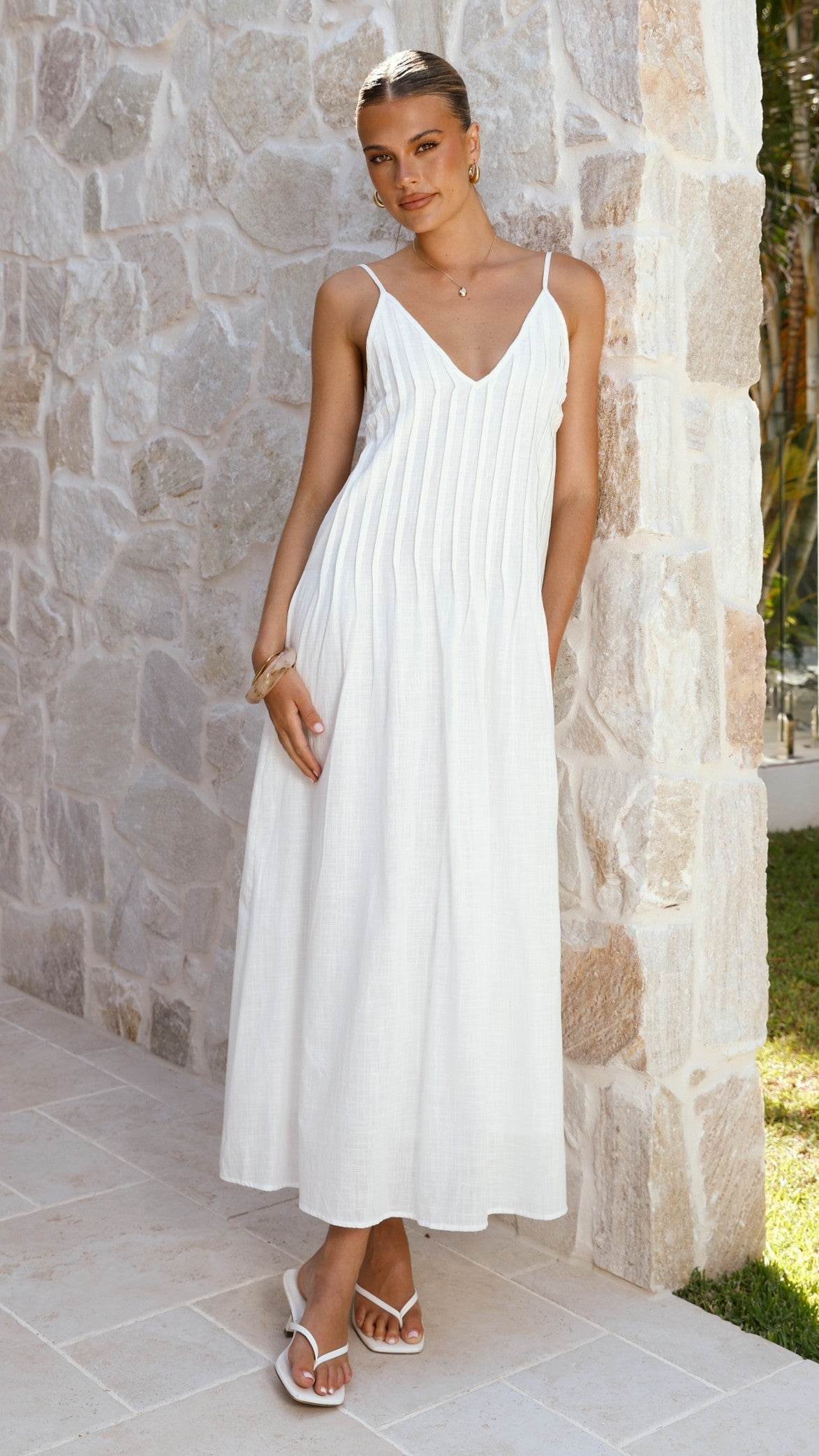 Aspen Maxi Dress - White