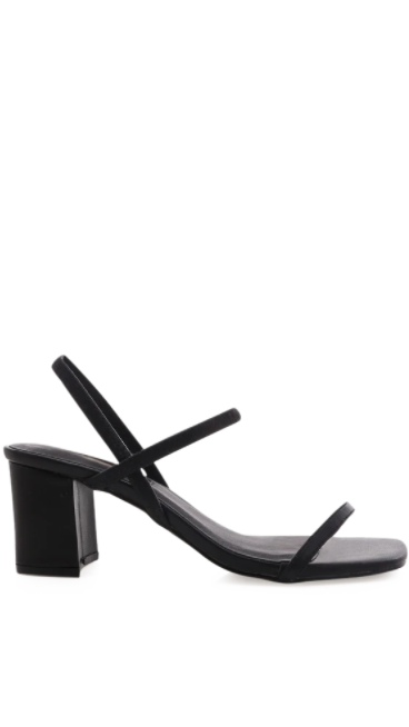 Balton Mule Heels - Black