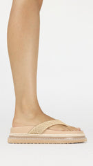 Arlette Slide - Natural Raffia