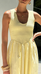 Amira Maxi Dress - Yellow