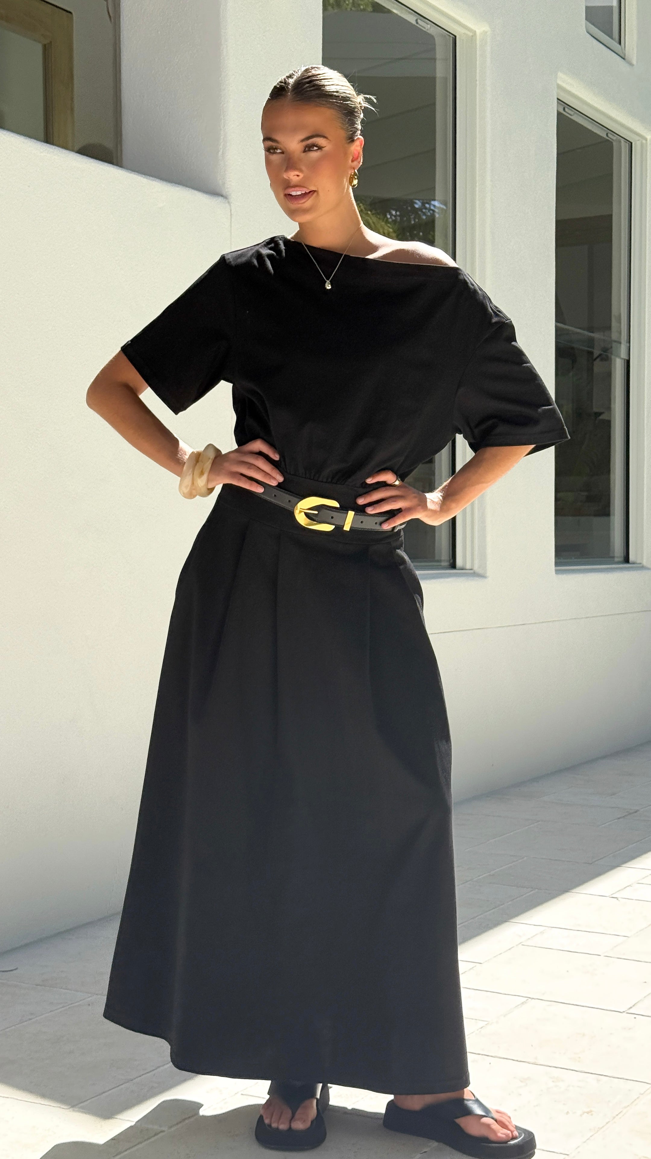 Aleski Maxi Dress - Black