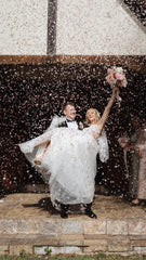 Biodegradable Confetti Cannon – White Circles
